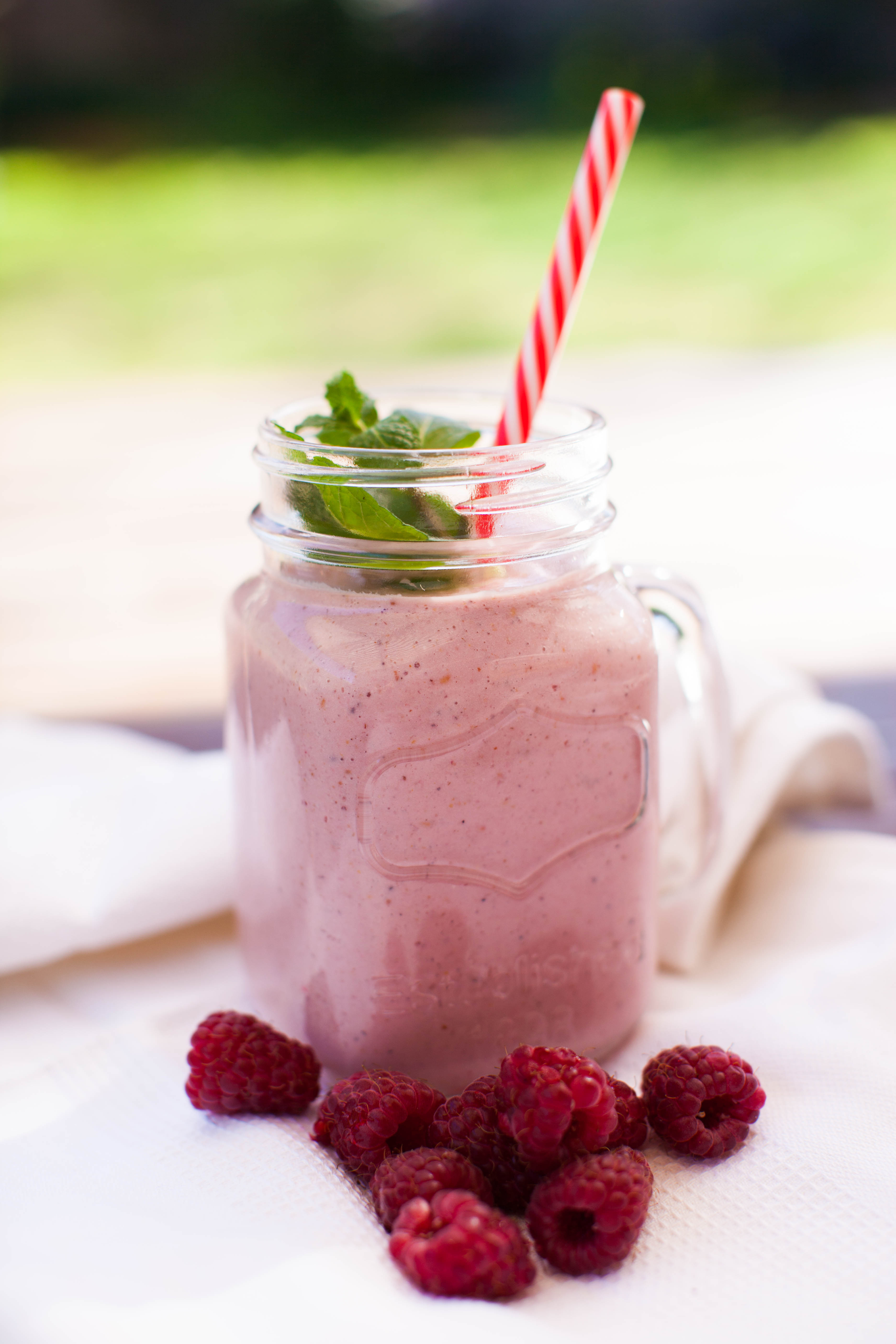 Raspberry Split Smoothie